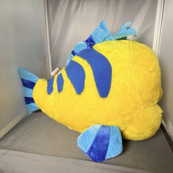Disney The Little Mermaid Flounder Jumbo 17" Plush Stuffed Toy - Picture 2 of 6